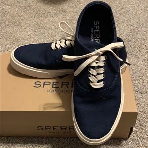 Worn Once Sperry Navy Deck Shoes